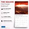 Plato; Motivation | 2027 12 x 24 Inch (Hanging) Monthly Square Wall Calendar | Foil Stamped Cover; Category:Wall Calendars; Image:7